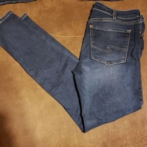 Silver skinny Jean's 32/29 Bleeker
